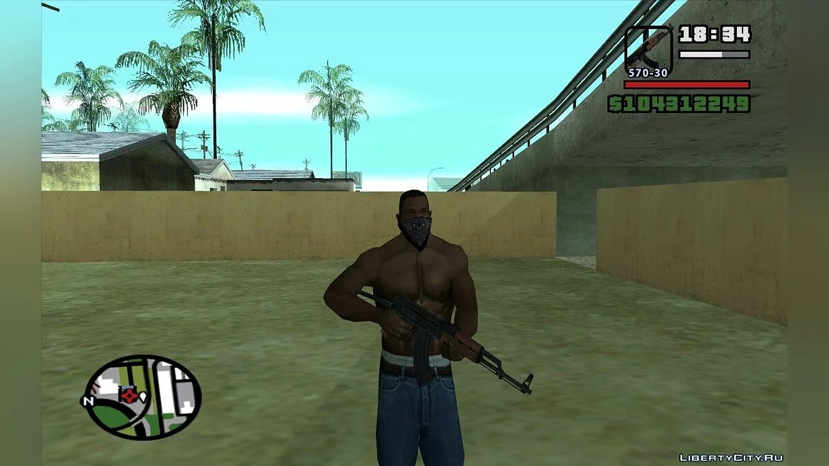 АКМ и АКМС / GTA San Andreas
