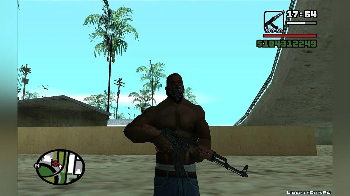 АКМ и АКМС / GTA San Andreas