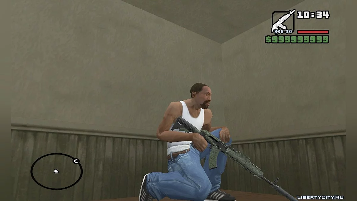 AK-47 з GTA 5 v.1 / GTA San Andreas