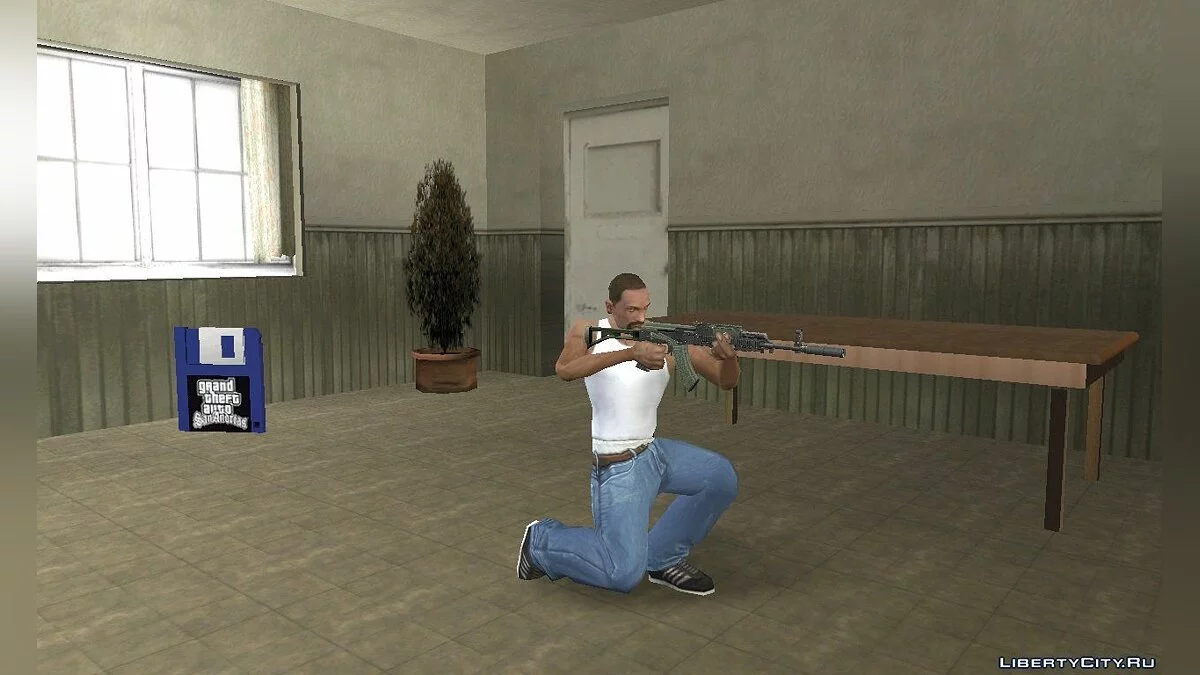 AK-47 з трейлера GTA V Final / GTA San Andreas