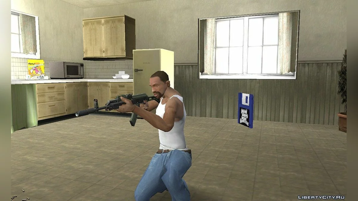 AK-47 з трейлера GTA V Final / GTA San Andreas