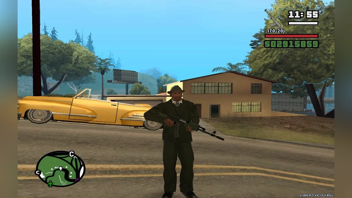AK-47 مع كاتم صوت من GTA 5 (نهائي) / جي تي إيه سان أندرياس