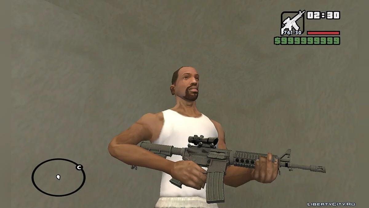 AR-15 + ACOG, Carry, EOtech. / GTA San Andreas