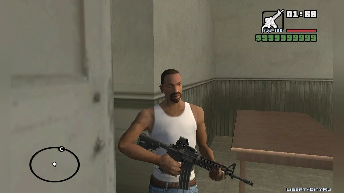 AR-15 + ACOG, Carry, EOtech. / GTA San Andreas