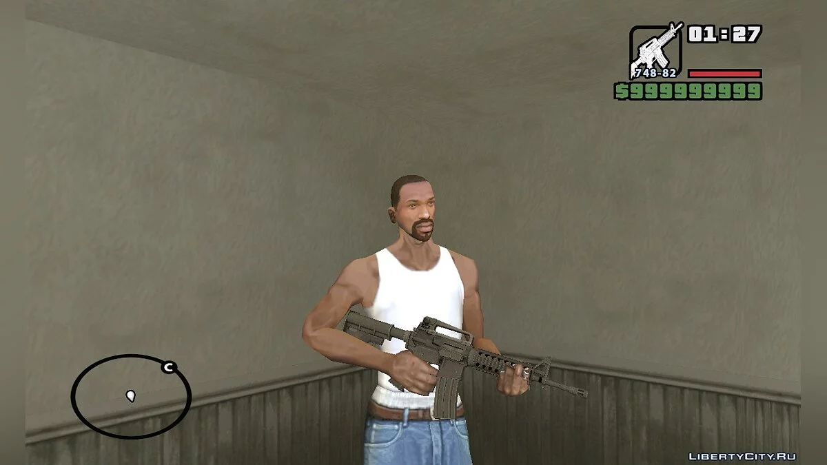 AR-15 + ACOG, Carry, EOtech. / GTA San Andreas