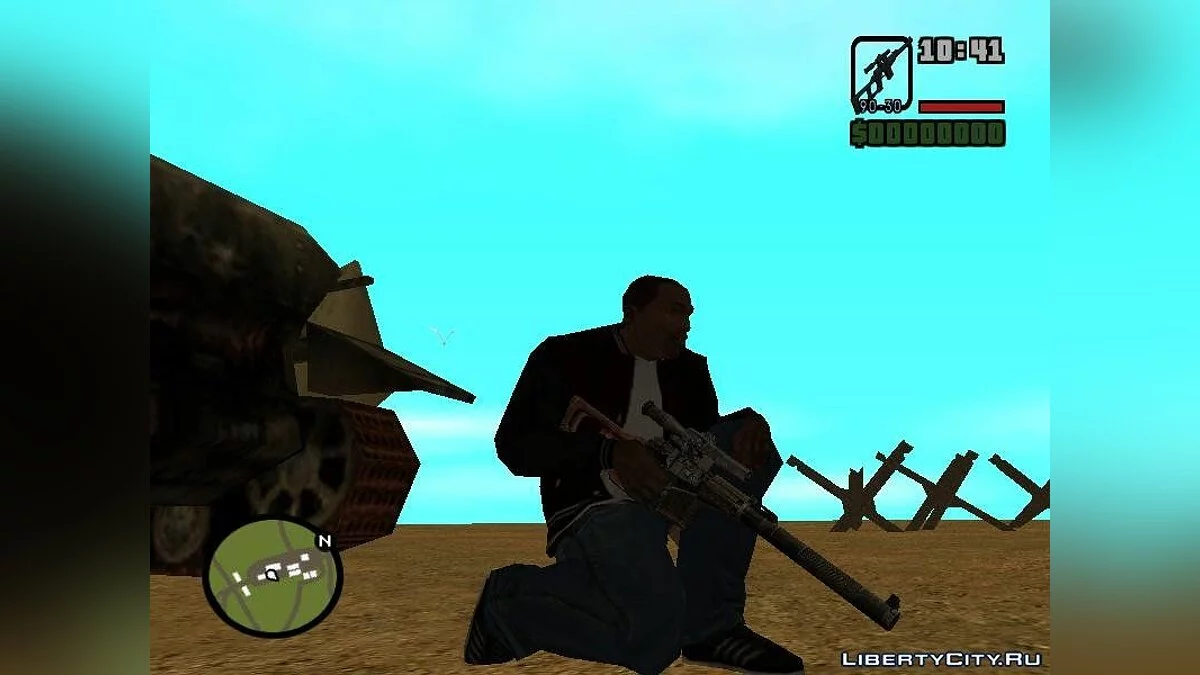 VSS Vintorez من Stalker مع مجموعة من القوام / جي تي إيه سان أندرياس