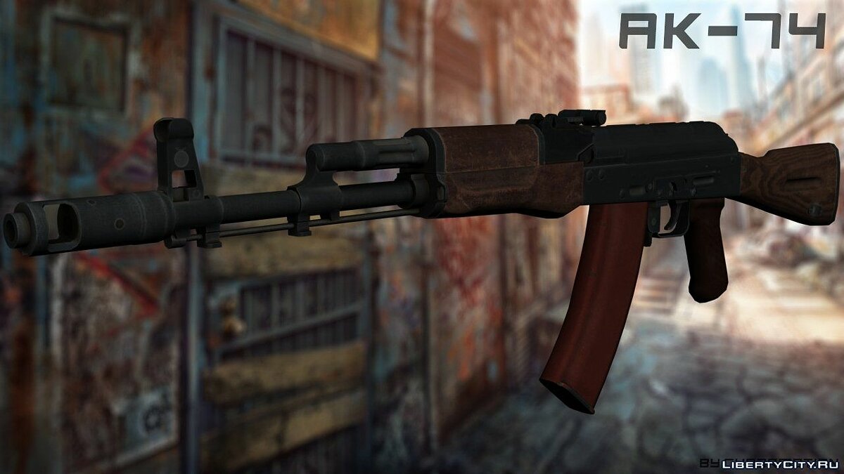 Download Contract Wars AK-74 for GTA San Andreas