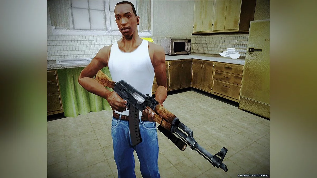 AK-47 from Left4 Dead 2 / GTA San Andreas