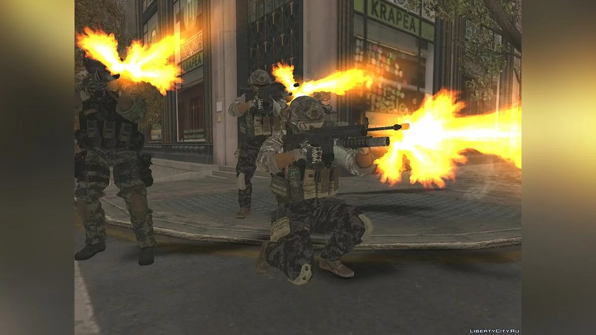 M4A1 dari Call of Duty Modern Warfare 3 / GTA San Andreas