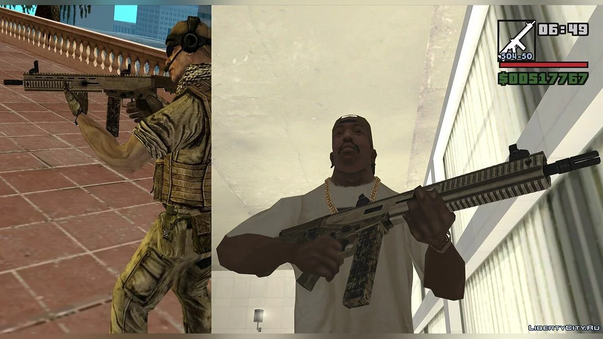 MX 6.5mm (конверт з Arma 3) / GTA San Andreas