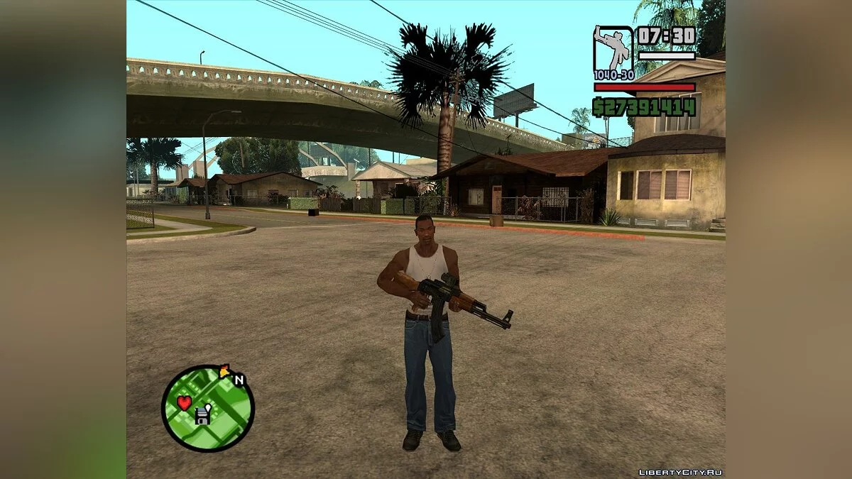 AK-47 with scope / GTA San Andreas