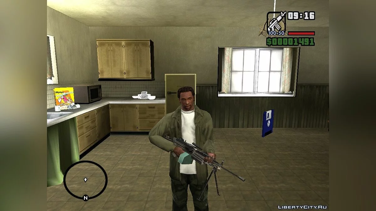 M249 dari COD4 / GTA San Andreas