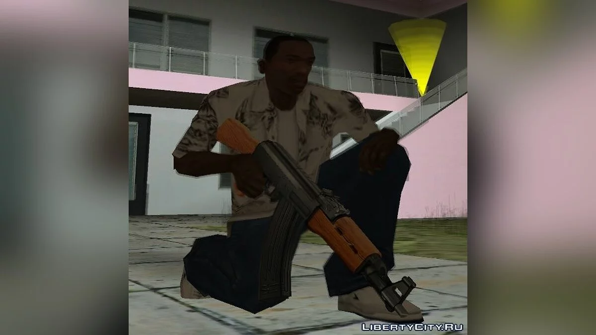 AK-47 with an extended magazine / GTA San Andreas