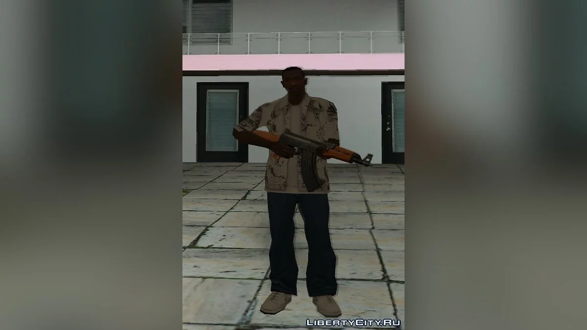AK-47 with an extended magazine / GTA San Andreas