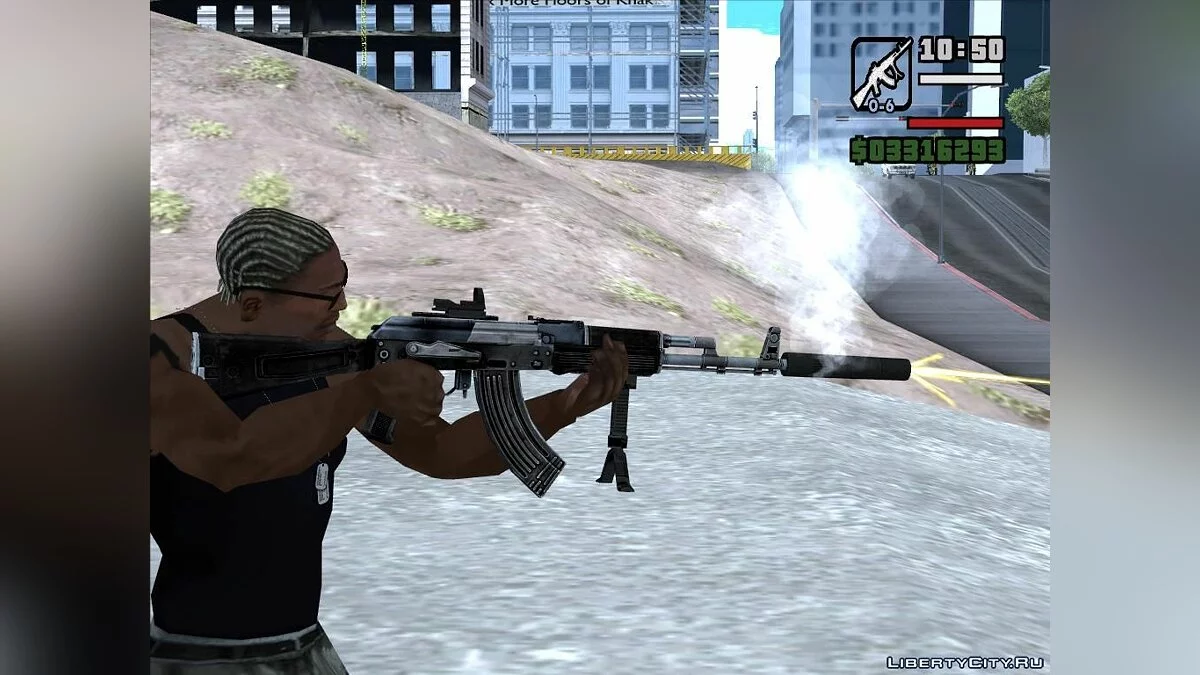 AK-103 من WARFACE / جي تي إيه سان أندرياس