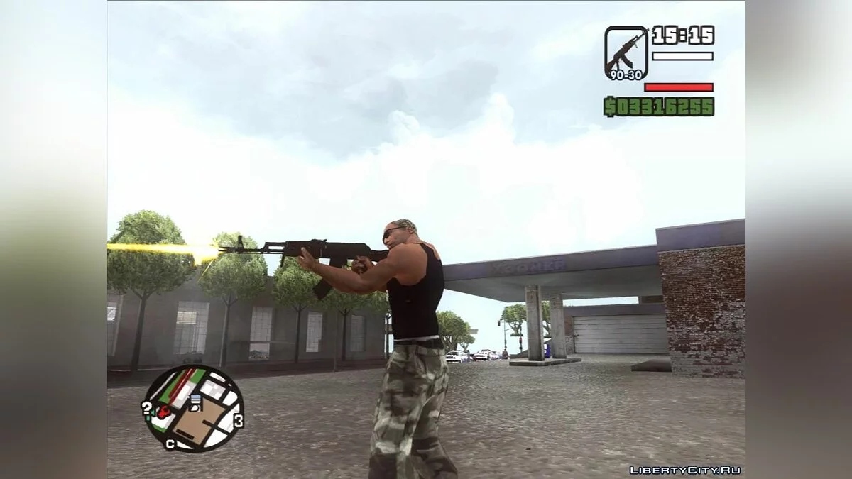 AK-47 HD الإصدار التجريبي 1 من WARFACE / جي تي إيه سان أندرياس