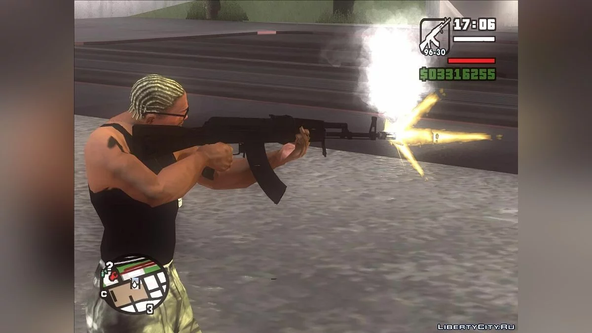 AK-47 HD الإصدار التجريبي 1 من WARFACE / جي تي إيه سان أندرياس
