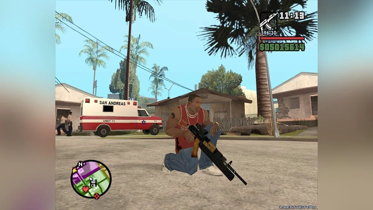 AK-47 haut de gamme par C.M.D.A.S / GTA San Andreas
