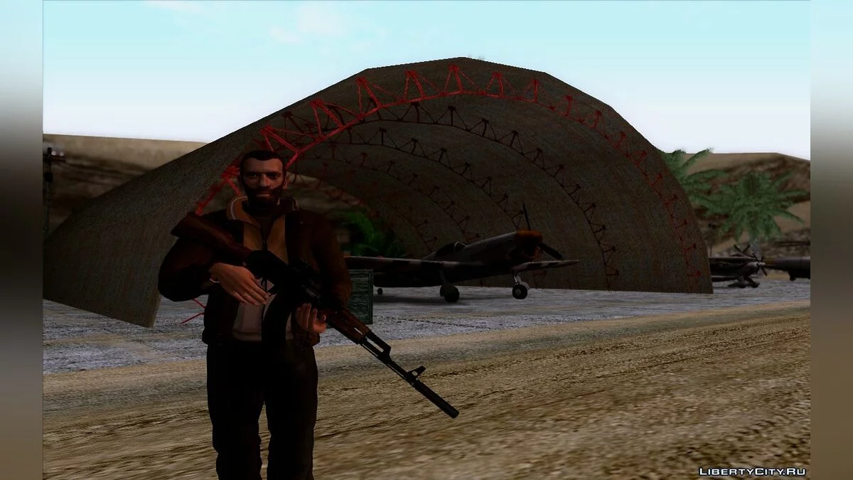 AK-47 mit Schalldämpfer / GTA San Andreas