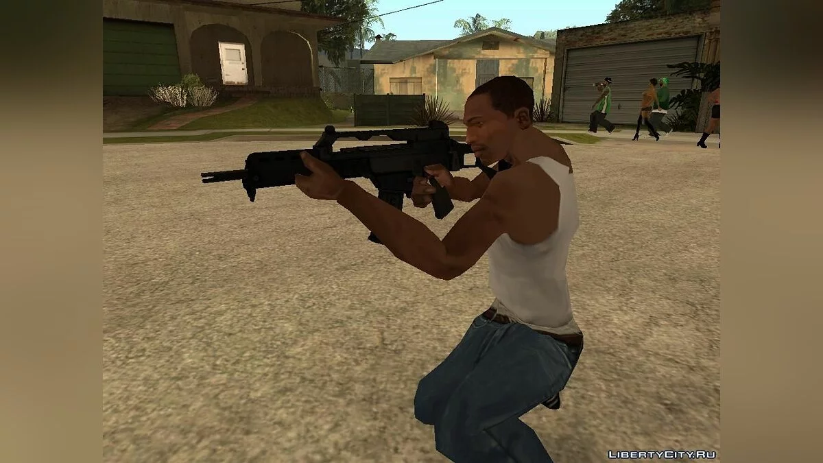 Оружие семейства G36 из BF 2: Special Forces / GTA San Andreas