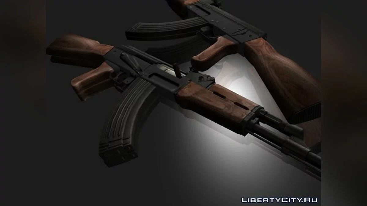 Ak-47 جديد لـ Gta Sa / جي تي إيه سان أندرياس
