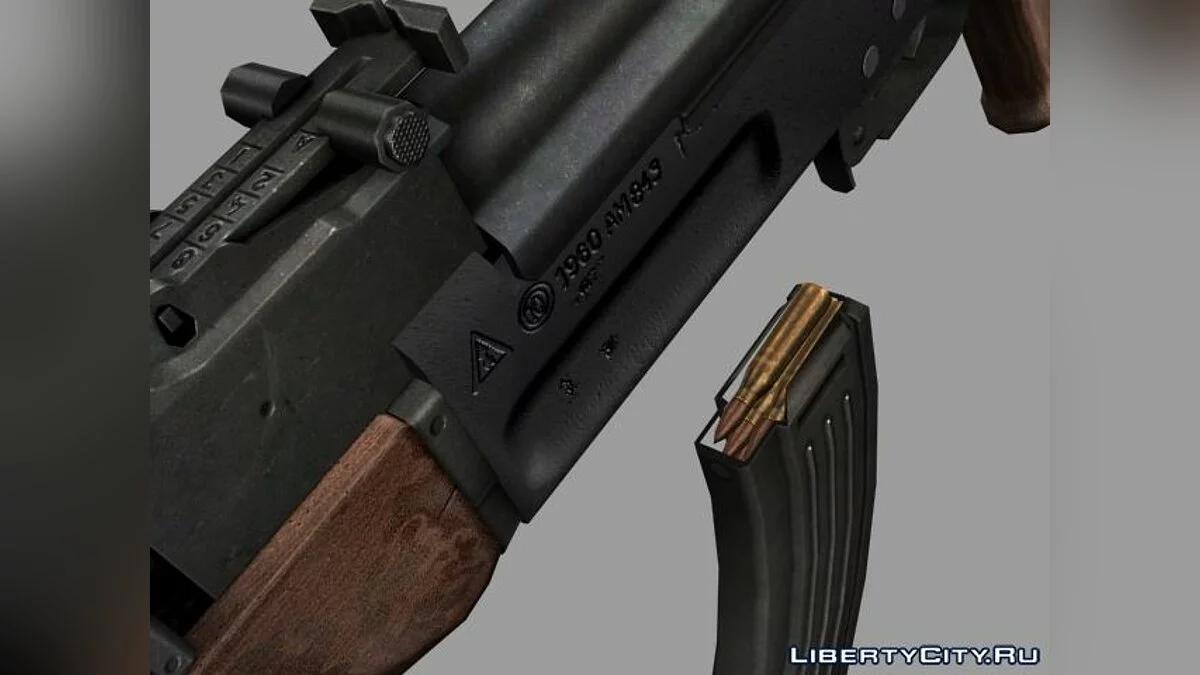 Ak-47 جديد لـ Gta Sa / جي تي إيه سان أندرياس
