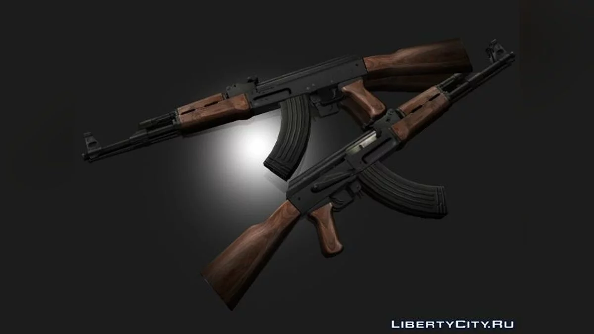 Ak-47 جديد لـ Gta Sa / جي تي إيه سان أندرياس