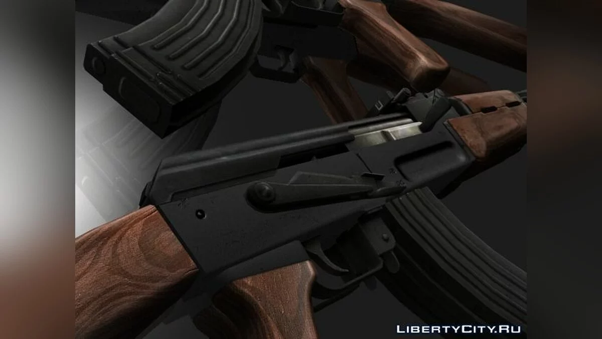 Ak-47 جديد لـ Gta Sa / جي تي إيه سان أندرياس
