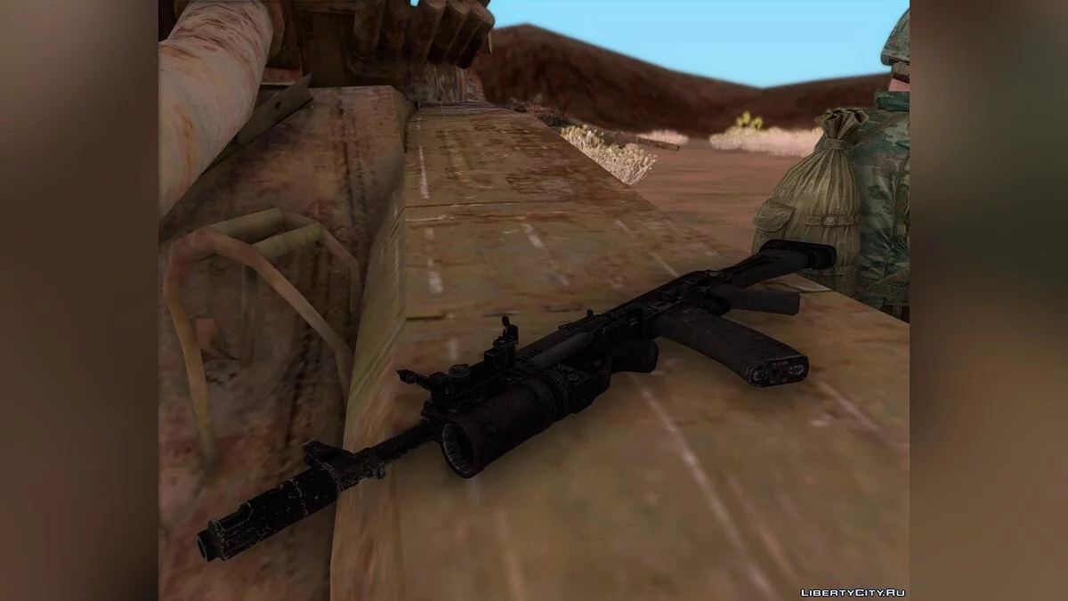5.45 Fusil de asalto Kalashnikov AK-74M / GTA San Andreas