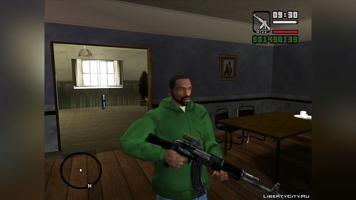 AK-103 with three types of textures / GTA San Andreas