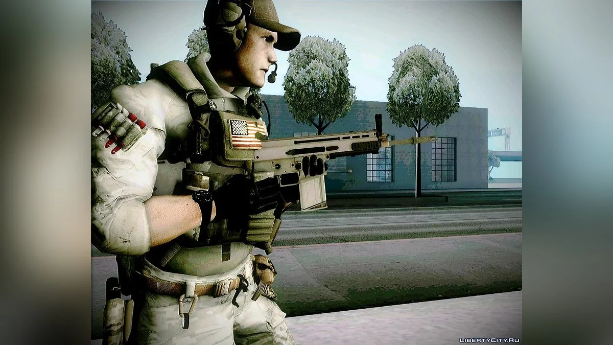 Waffen aus BF4 / GTA San Andreas
