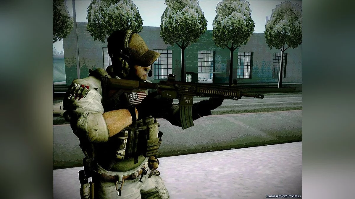 Waffen aus BF4 / GTA San Andreas