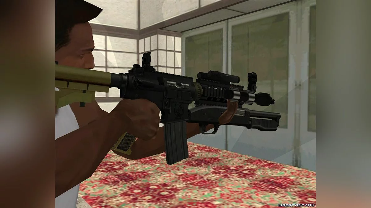 M4 MGS PACK (AIMPOINT&IRON SIGHT) / GTA San Andreas