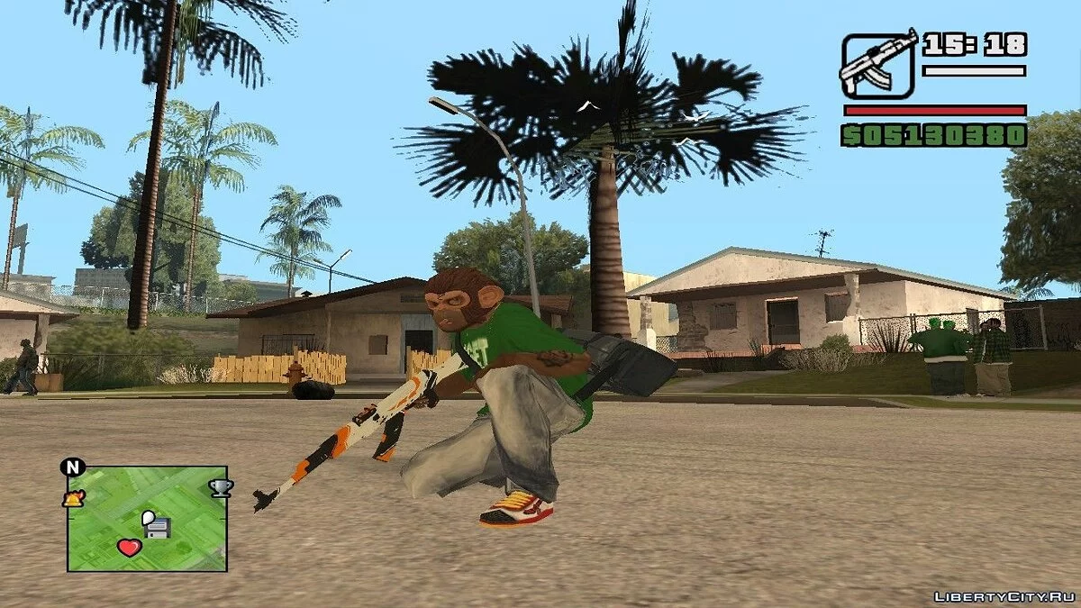 AK-47 ASIIMOV з CS:GO / GTA San Andreas