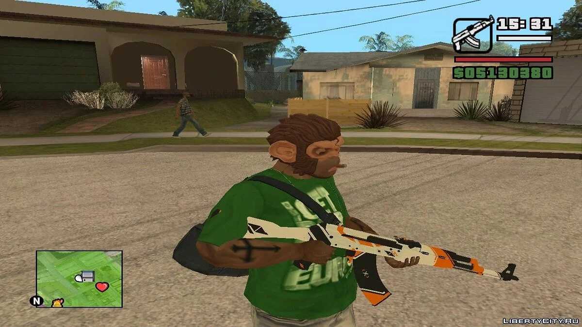 AK-47 ASIIMOV з CS:GO / GTA San Andreas