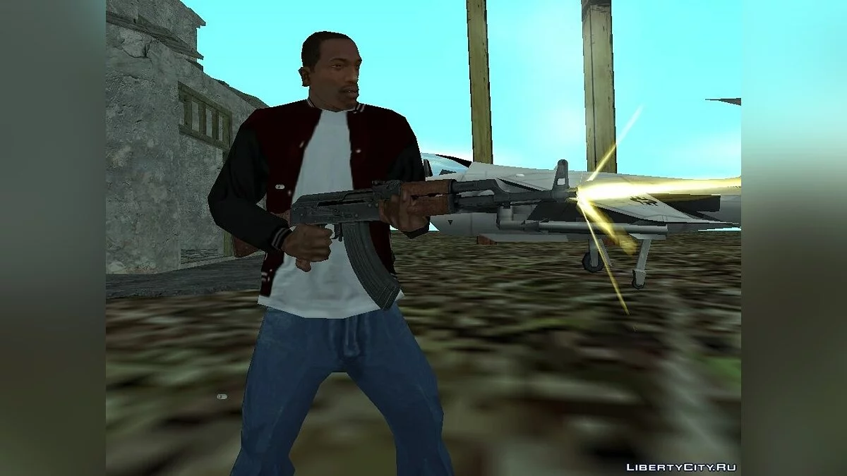 AKM, AKS74u, AK47c / GTA San Andreas