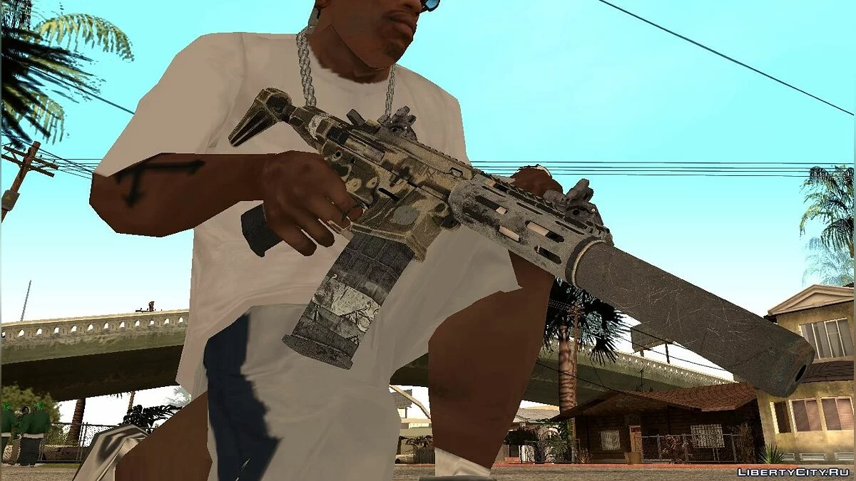 HoneyBadger من CoD Ghosts / جي تي إيه سان أندرياس