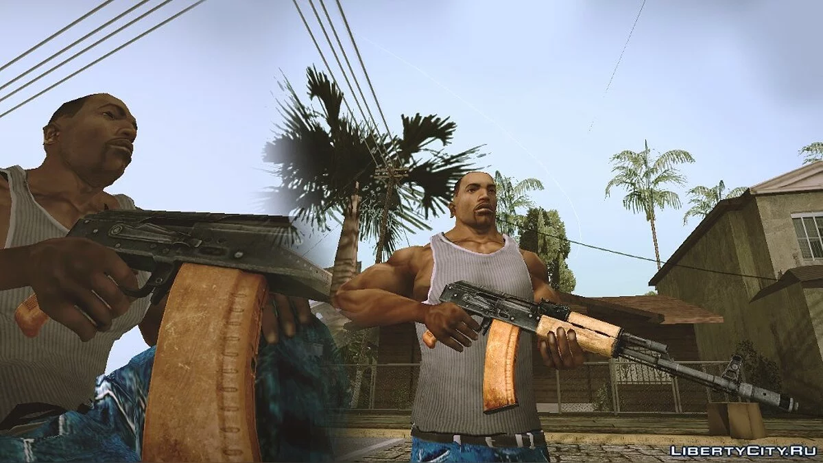 Weapons: AKs74 (ak47) / GTA San Andreas