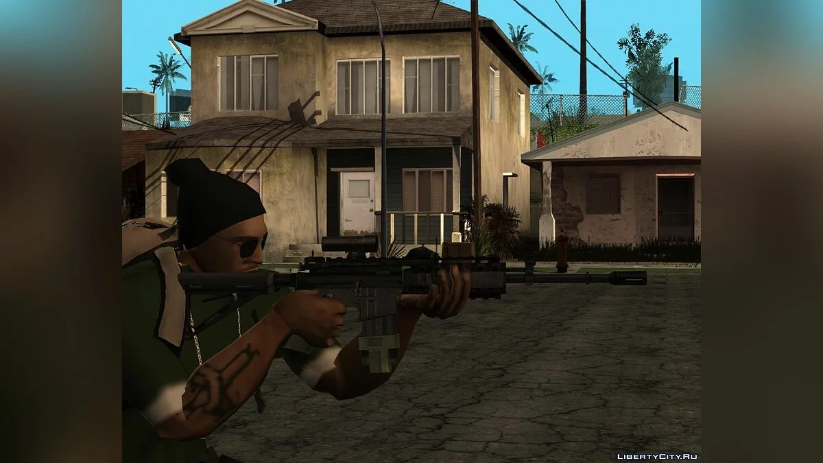 COD Modern Warfare 3 M4A1 / GTA San Andreas