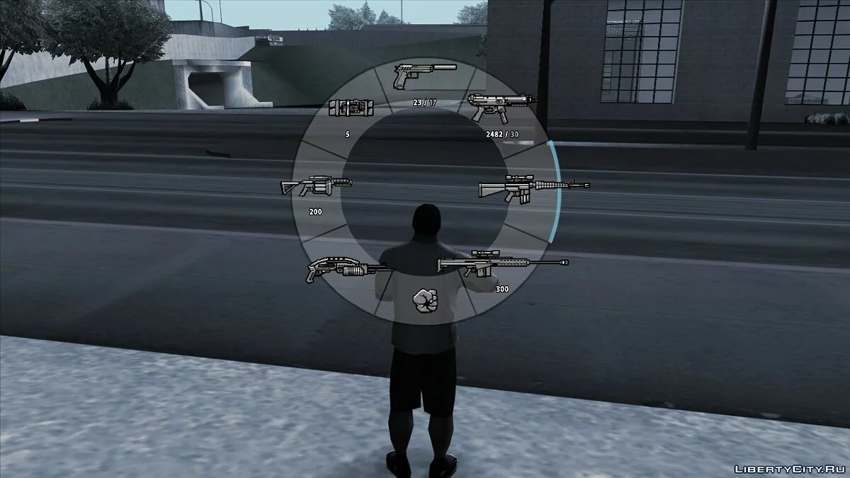 M16 in Manhunt 2 style by Claude GTA III / GTA San Andreas