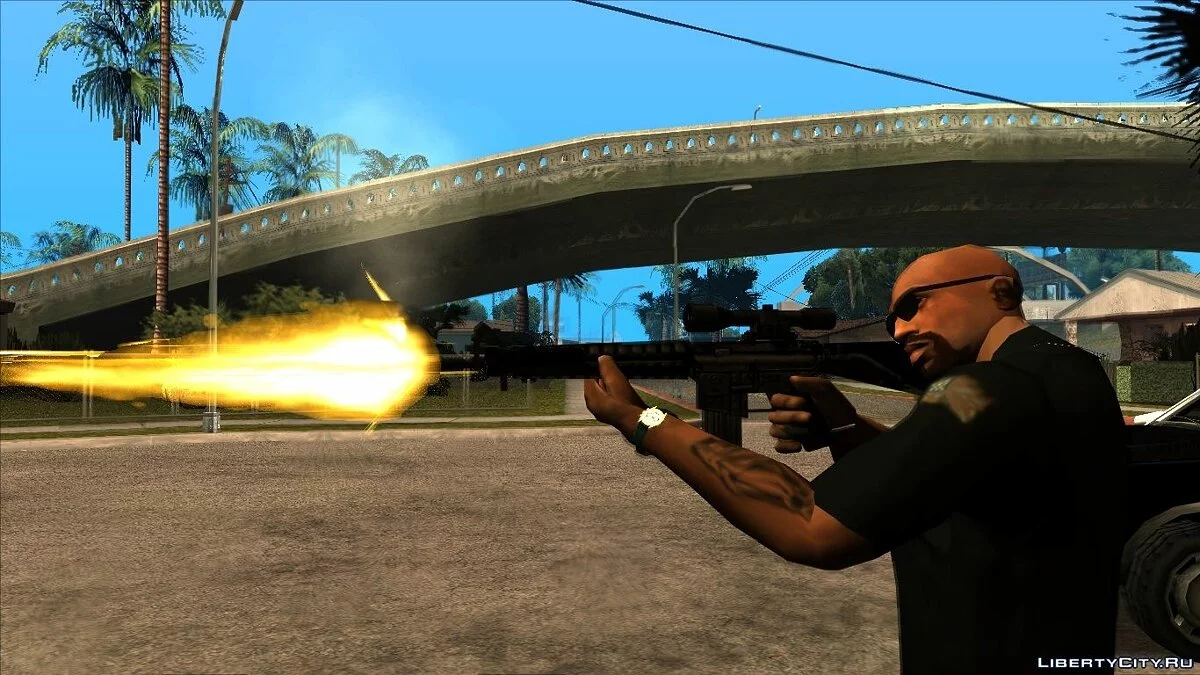 M16 in Manhunt 2 style by Claude GTA III / GTA San Andreas