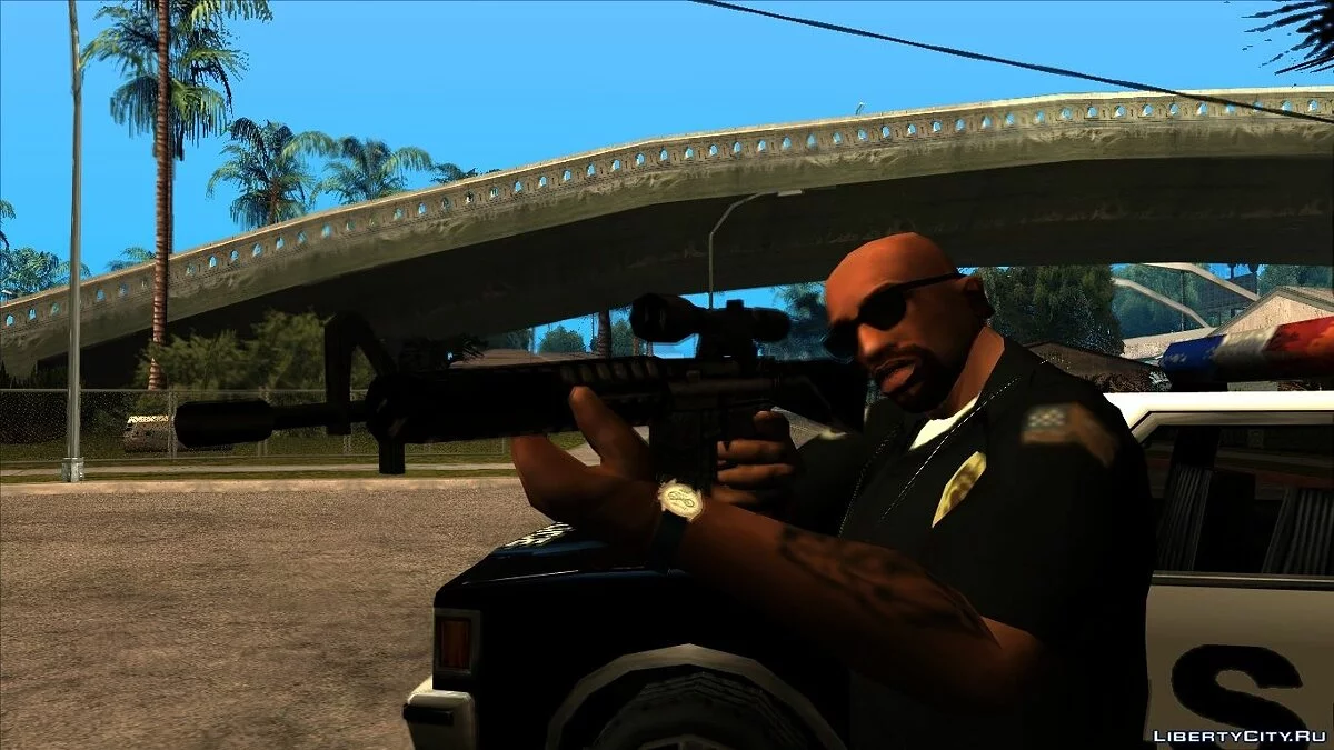 M16 in Manhunt 2 style by Claude GTA III / GTA San Andreas