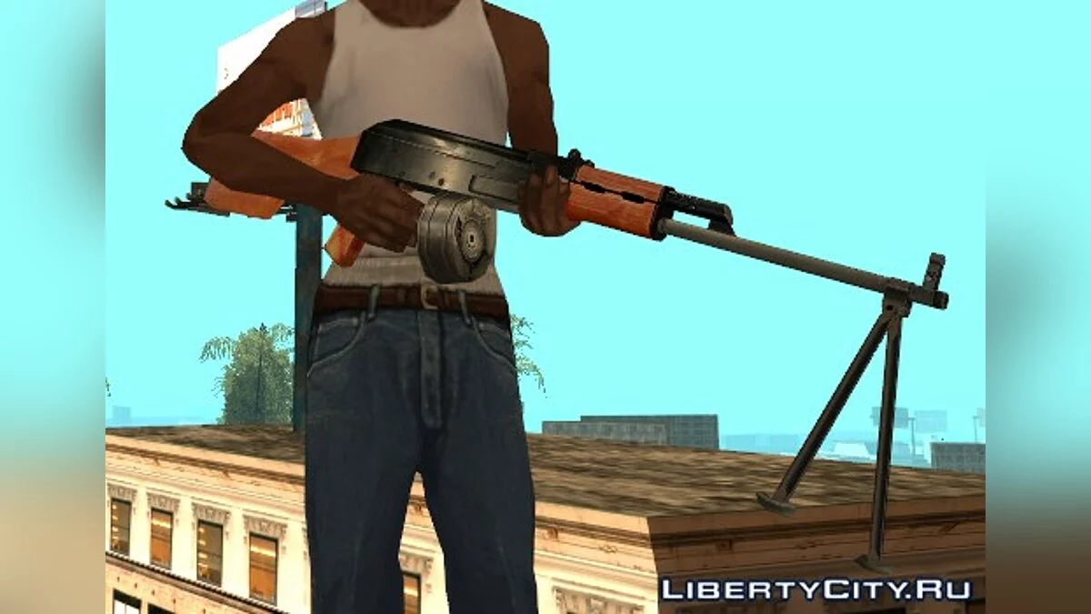 Machine gun (RPK) from the game KUMA WAR / GTA San Andreas
