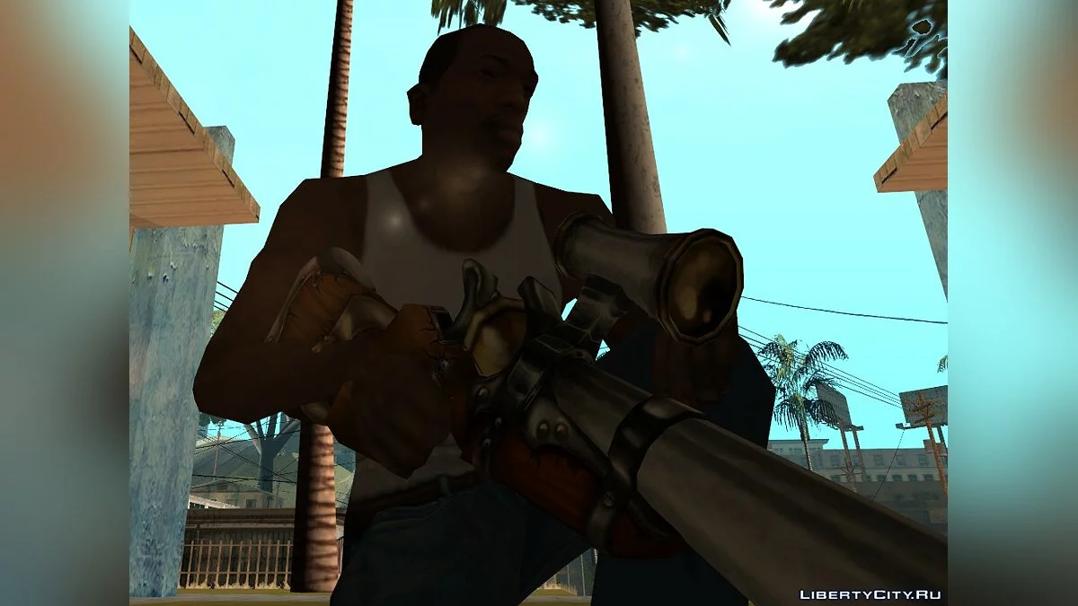 Rifle from the game Redneck Kentucky / GTA San Andreas