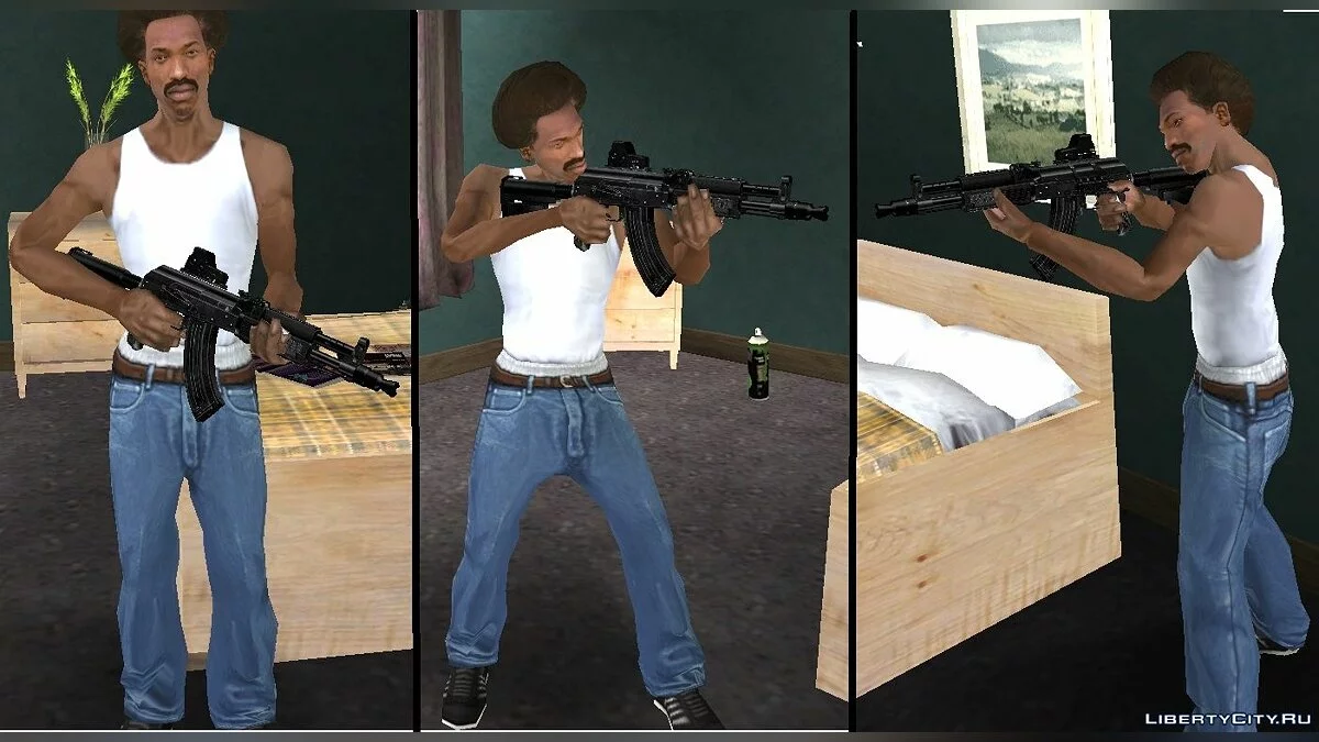 АК-104 в Тактичному Обвісі / GTA San Andreas