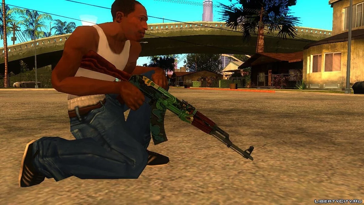 AK-47 Fire Serpent / جي تي إيه سان أندرياس