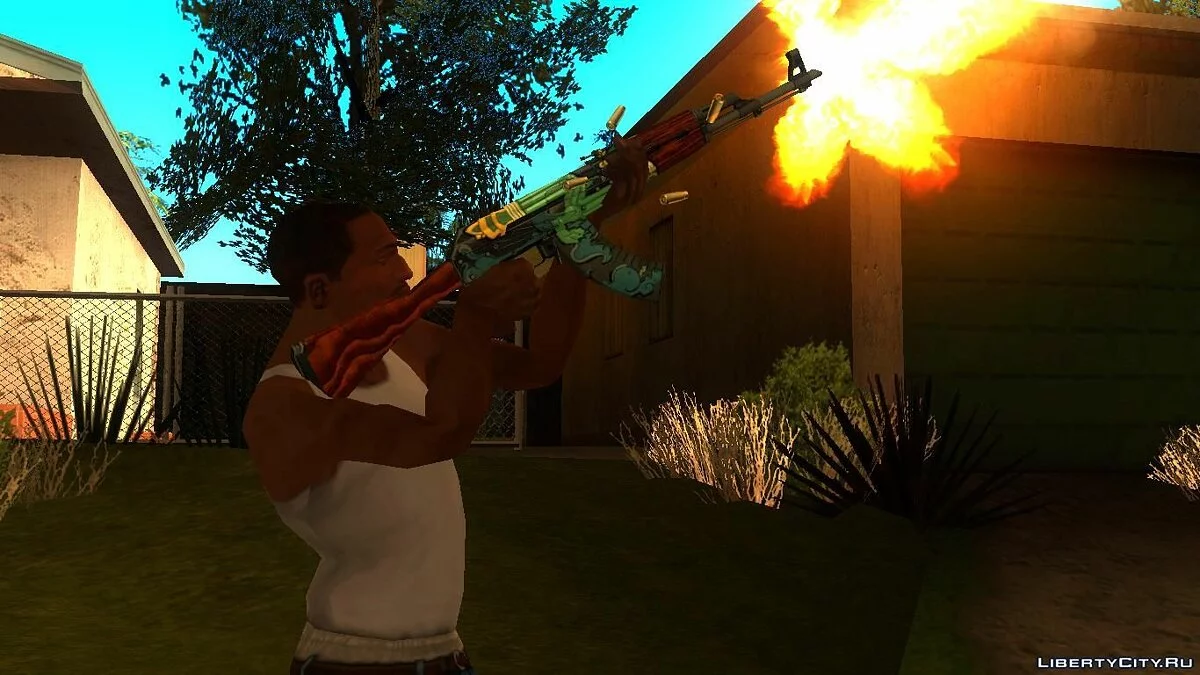 AK-47 Fire Serpent / جي تي إيه سان أندرياس