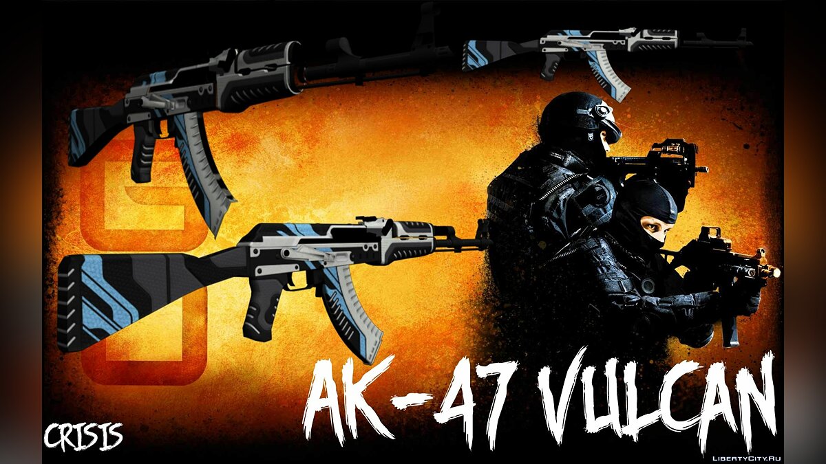 Download 1920x1080 Counter-strike Global Offensive AK-47 Vulcan Background