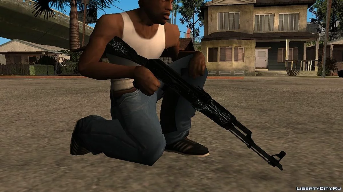 AK-47 Smaragd-Wirbel / GTA San Andreas
