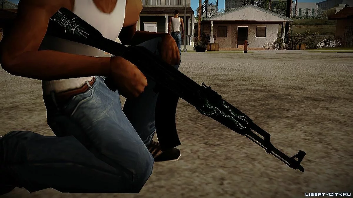 AK-47 Smaragd-Wirbel / GTA San Andreas